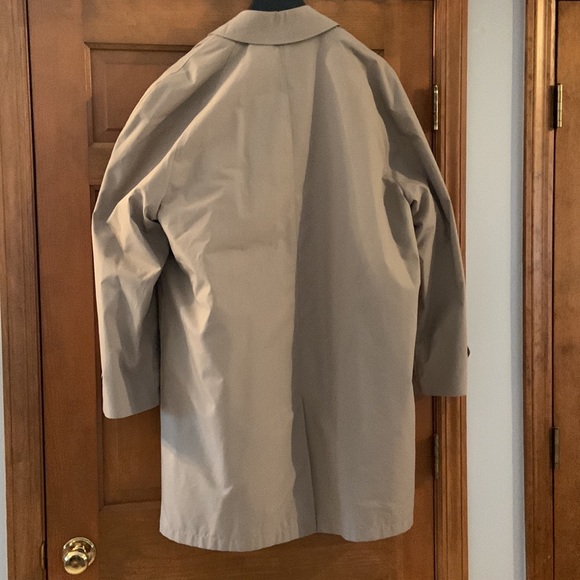 Mens London Fog Trench Coat - Picture 4 of 5